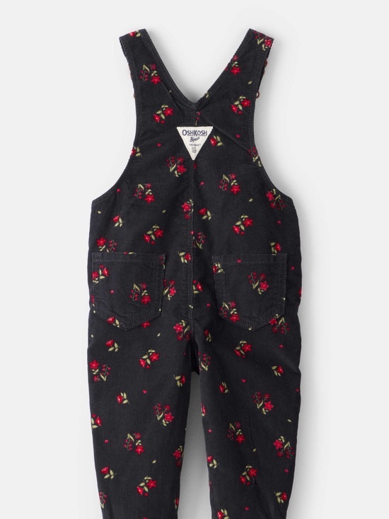 Carter's Other - Carter's Black Overalls with Red Cherry Print